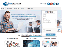 Tablet Screenshot of faithcallcenter.com